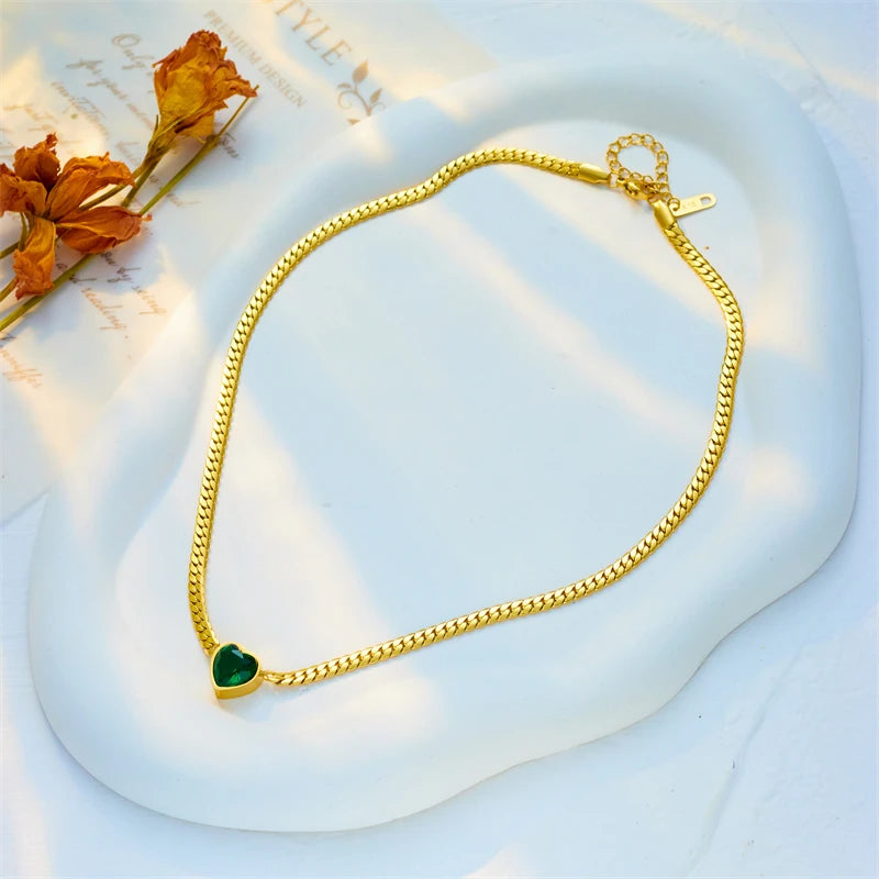 Delicate Gold Jewelry Set: Necklace & Bracelet