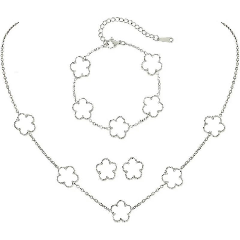 Van Cleef-Inspired Clover Jewelry Set