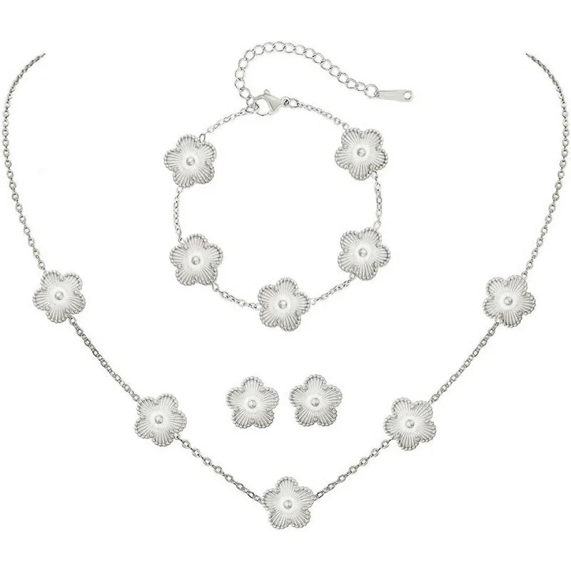 Van Cleef-Inspired Clover Jewelry Set