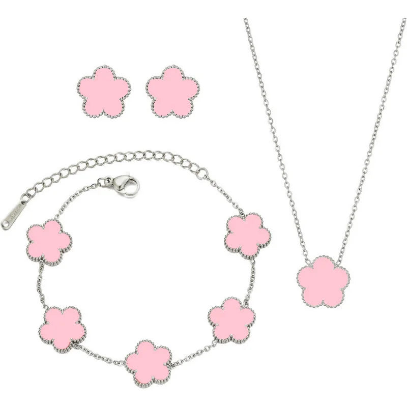 Van Cleef-Inspired Clover Jewelry Set