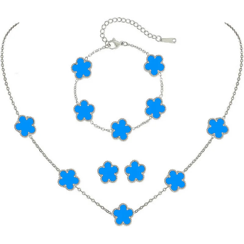 Van Cleef-Inspired Clover Jewelry Set